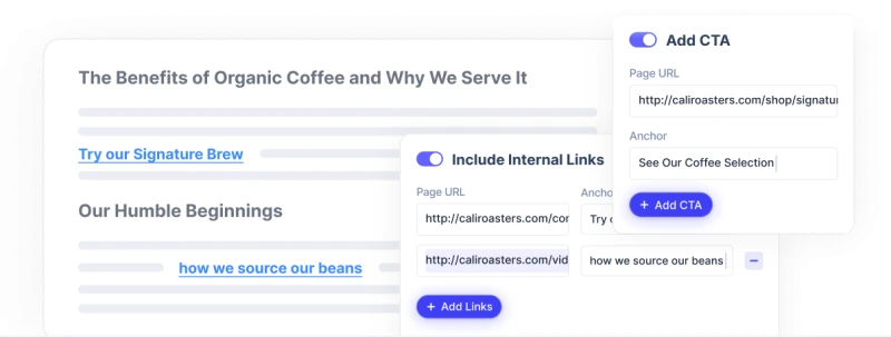 Custom CTA Integration for Client Conversion